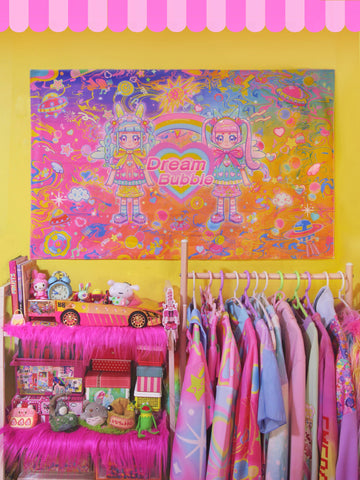 Dream Bubble Home decor hanging cloth Harajuku Decora