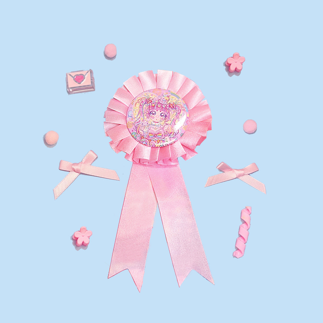 Pink Magical Girl kawai Badge&Corsage