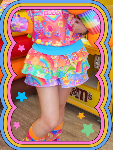 Dream Bubble Rainbow kawaii decora skirt