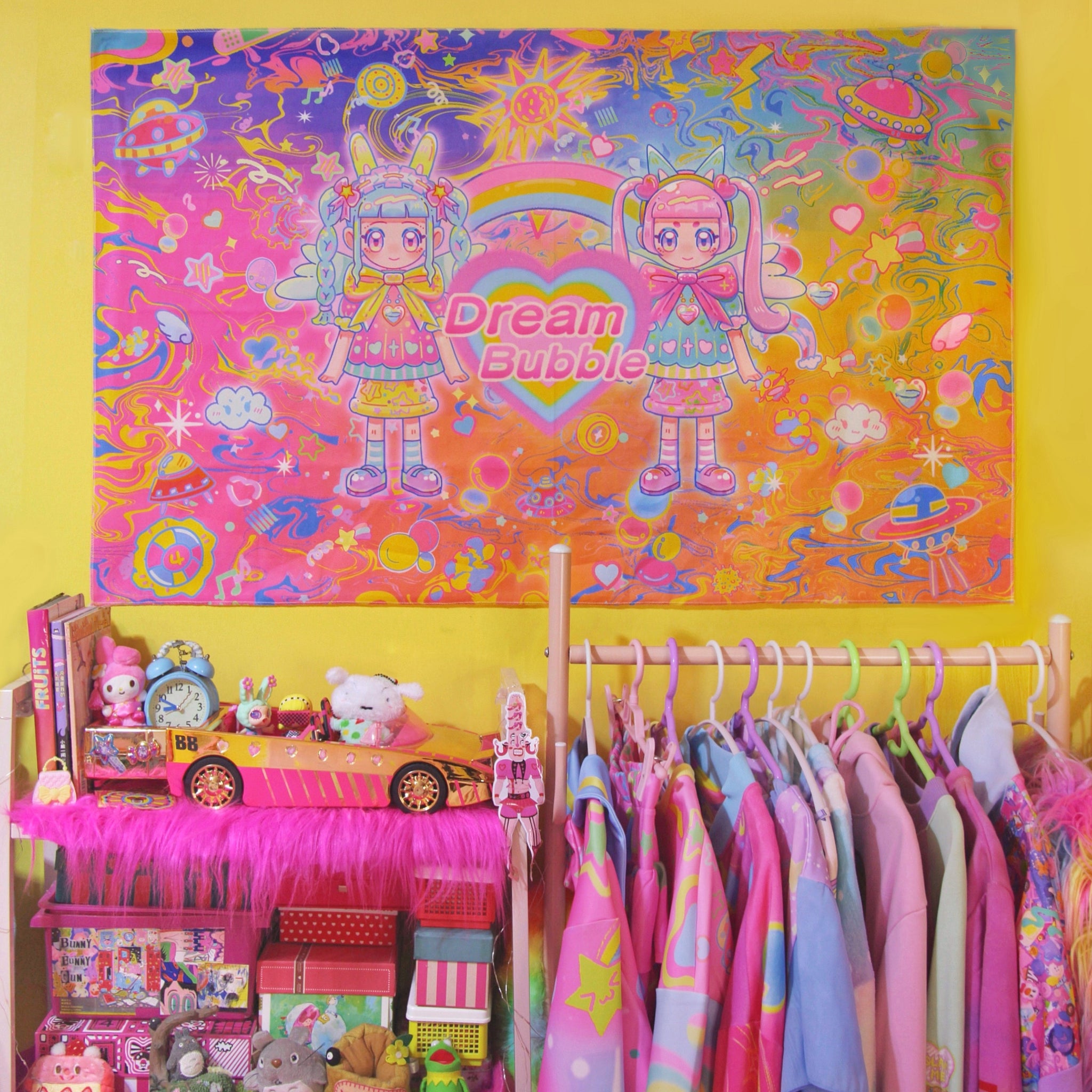 Dream Bubble Home decor hanging cloth Harajuku Decora
