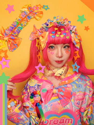 Rainbow decora handmade hairband